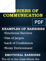 Barriers of Communication