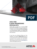 AFEC Fire Safety Risk Assessment Checklist