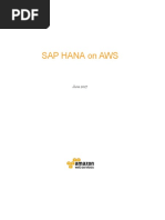 SAP HANA On AWS