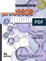 Principios Elementales de Los Procesos Químicos - Felder PDF