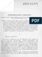 Paremiología Chilena