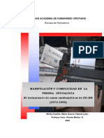 La manipulación en la prensa oficialista durante la dictadura militar en Chile