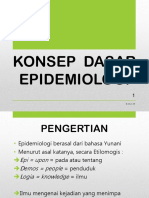 Konsep Dasar Epidemiologi