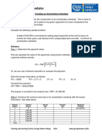 Amortization Schedules: Creating An Amortization Schedule