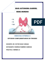 Pruebas de función tiroidal: TSH, T4, T3 y anticuerpos