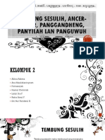 Tembung Sesulih, Ancer-Ancer, Panggandheng, Panyilah