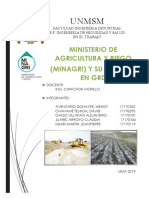 Informe Minagri