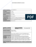 Informe de Presencialidad