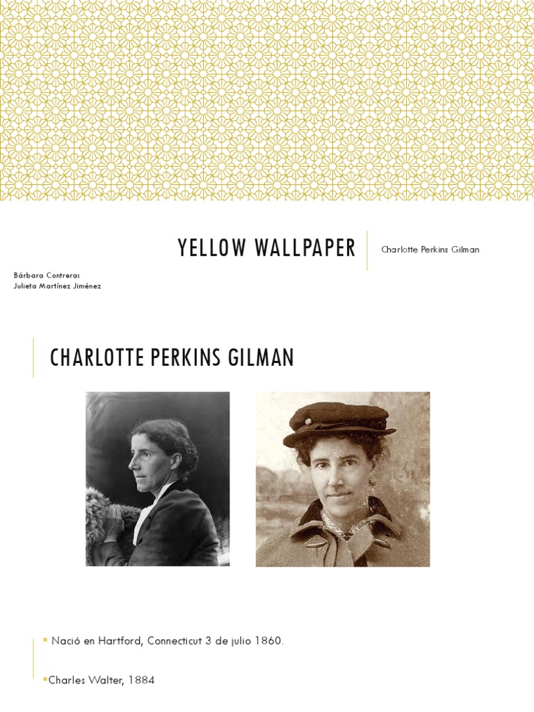 Yellow Wallpaper Charlotte Perkins Gilman PDF