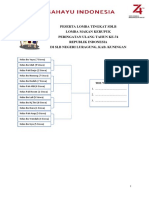 DAFTAR PESERTA hut ri 2019