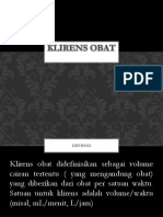 Klirens Obat