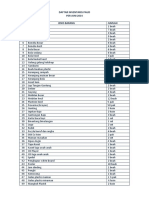 Contoh Daftar Inventaris