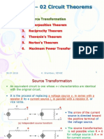Source Transformation and Super Position Theorem PDF