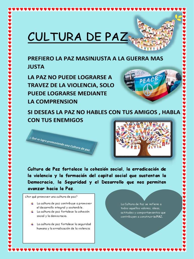 Promoviendo la Cultura de Paz | PDF | Estilo de vida