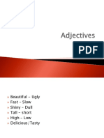 Adjectives