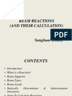 Beam Reactions (And Their Calculation)