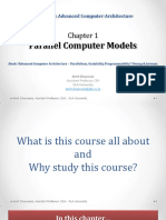 Parallel Computer Models: CSE7002: Advanced Computer Architecture