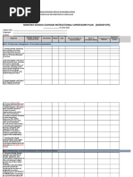 Monthly Schools Division Instructional Supervisory Plan and Report