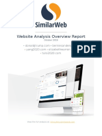 Website Analysis Overview Report - October 2019 PDF