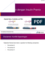Insulin Initiation With Premix Insulin (Classify) Bahasa New Des 2018