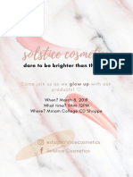 Solstice Cosmetics: Dare To Be Brighter Than The Sun