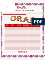 Orare - Scolare 1 PDF