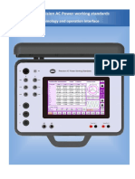 HC3600 Precision AC Power Working Standards Overview