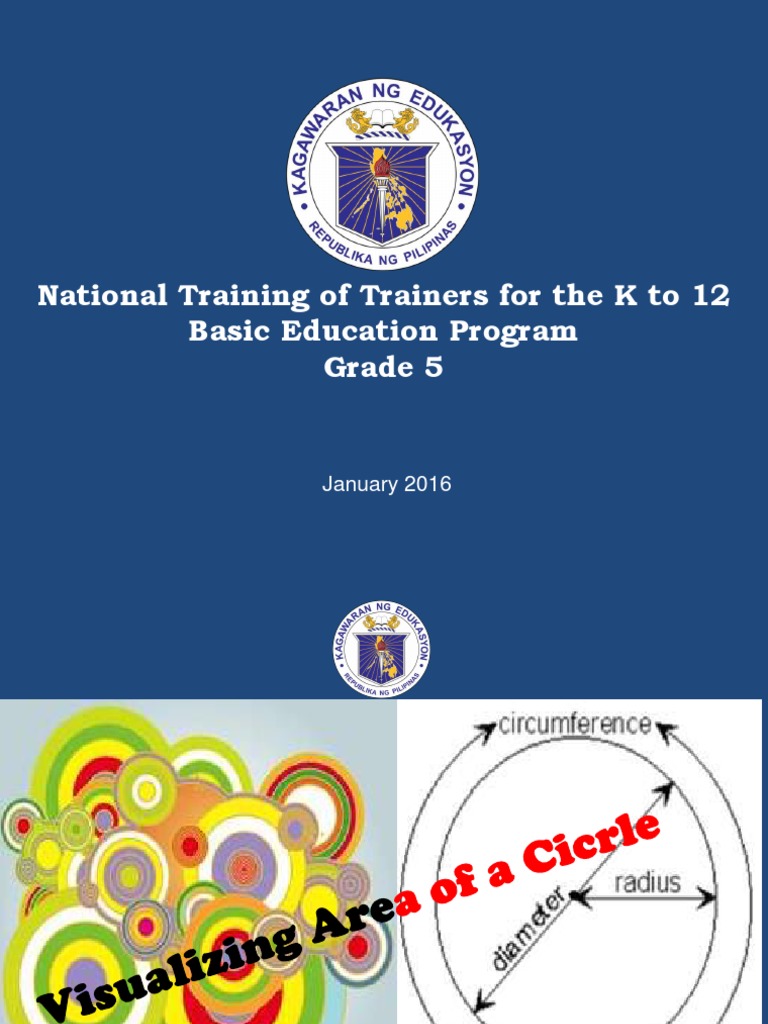 Visualizing Area of a Circle for Grade 5 | PDF | Area | Circle