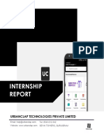 UrbanClap Internship Report Financials