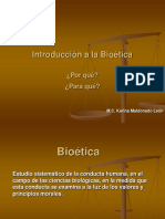 Presentación 1 Introd Bioetica