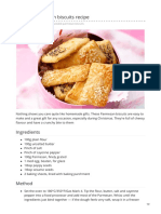 Seeded Parmesan Biscuits Recipe
