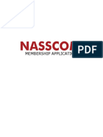 NASSCOM Membership Application - 08-09