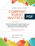 Company Event Invitation May 5th 2019