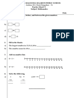 G-I Maths - Practice Sheet 2 (5!07!2019) - 1