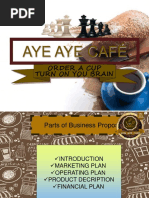 Aye Aye Café: Order A Cup Turn On You Brain