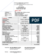 Retreat Budget Grade 12 (2019-2020)