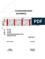 Jadwal Security SEPTEMBER 2019