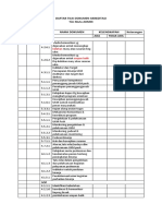 Daftar Tilik Dokumen Akreditasi - Ukm