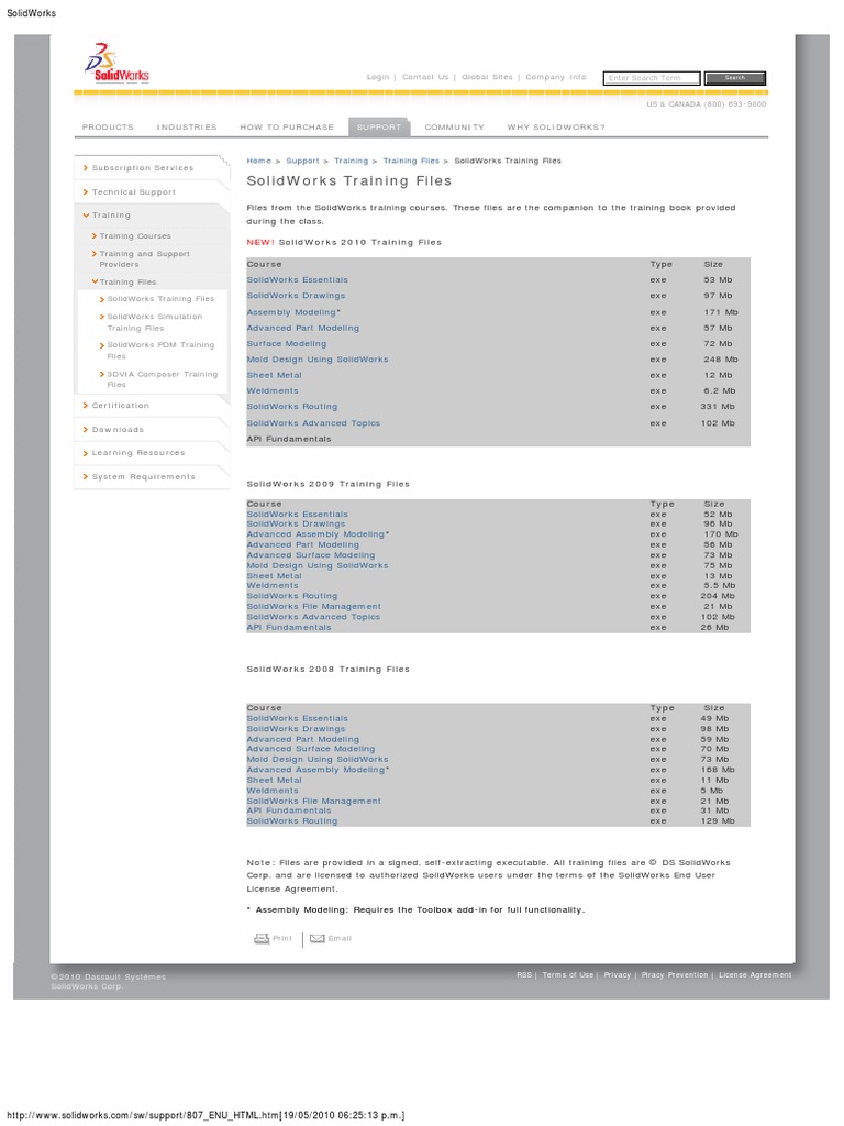 Solid Works Training Files PDF | PDF | Computing | Software