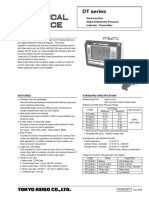 DT Series: Muiti-Function Digtal Differential Pressure Indicator / Transmitter