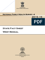 State Fact Sheet West Bengal: National Family Health Survey - 4