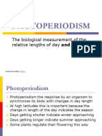 Photoperiodism: The Biological Measurement of The Relative Lengths of Day and Night