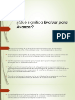 Evaluar para Avanzar