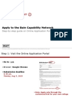 Apply To The Bain Capability Network: Step-By-Step Guide On Online Application Portal