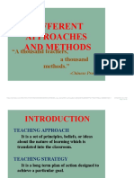 Approches and Methods in Teaching