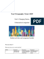 Year 8 Geography - Acitivites Book