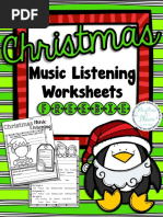 Free Christmas Music Listening Worksheets