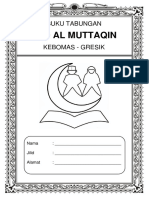 TPQ Al Muttaqin: Buku Tabungan