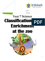 animal enrichment zoo visit booklet