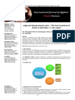 Adjacent Interproximal Caries - The Best Treatment of Choice Is Mod Inlay: A Case Report